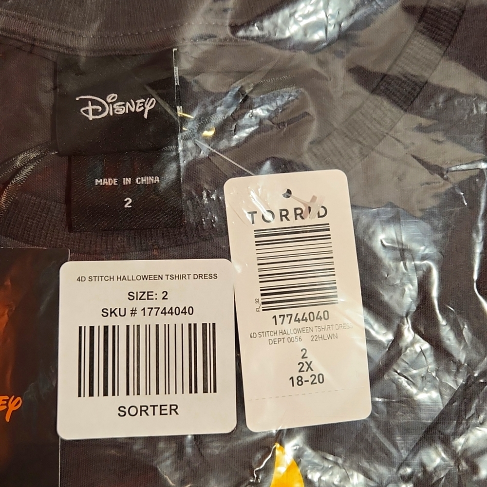 ❤️NWT TORRID DISNEY LILO & STITCH  DRESS - HALLOWEEN COSTUME - PLUS SIZE - Picture 6 of 11